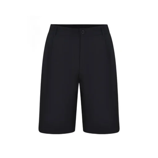 Pleated Wool-Blend Shorts