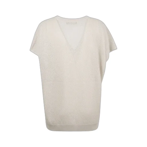 V-Neck Openwork Top