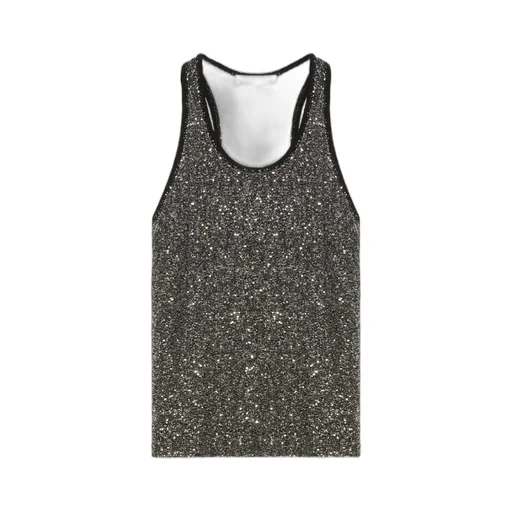 Sequin Embellished Tank Top