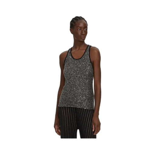 Sequin Embellished Tank Top