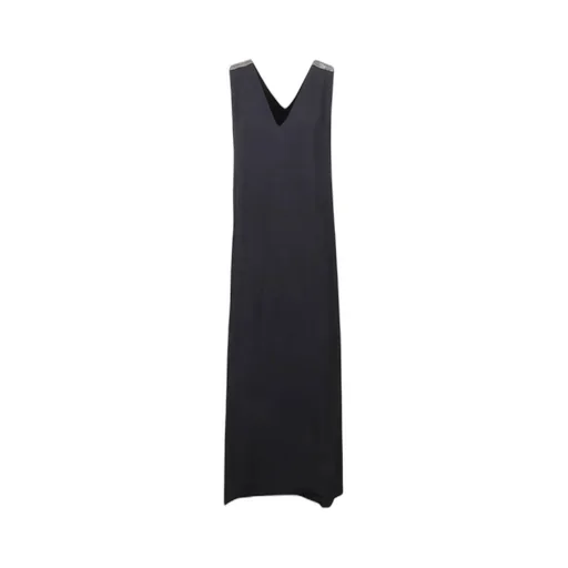 V-Neck Sleeveless Dress