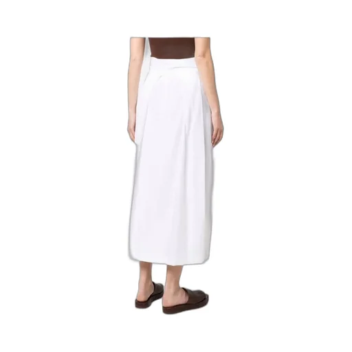 Bow-Tied Midi Skirt