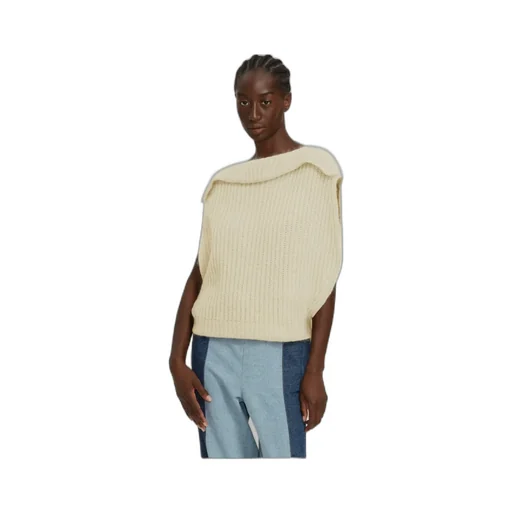 Ribbed-Knit Long Sleeved Jumper