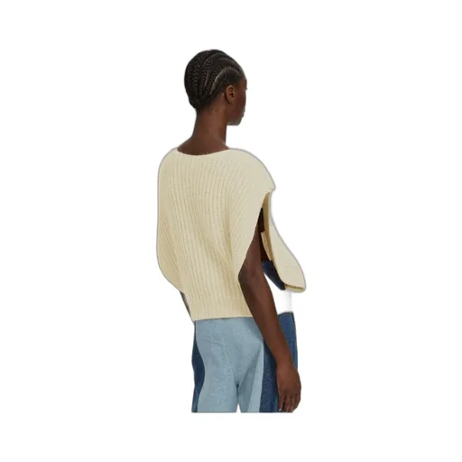 Ribbed-Knit Long Sleeved Jumper