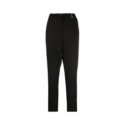 High-Waist Cropped Trousers