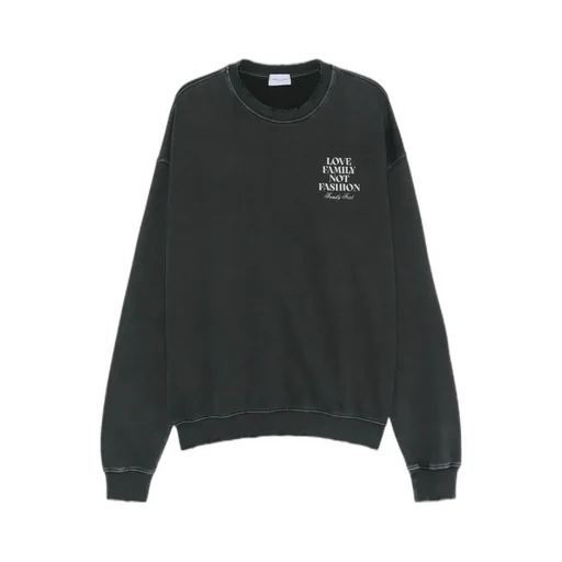 Long-Sleeved Crew Neck Sweatshirt