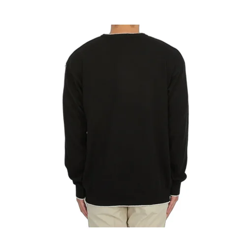 Embroidered-Logo Crew-Neck Jumper