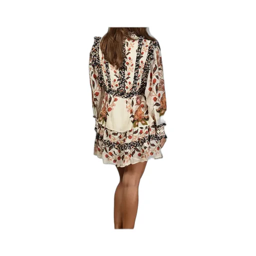 Ruched Floral Dress