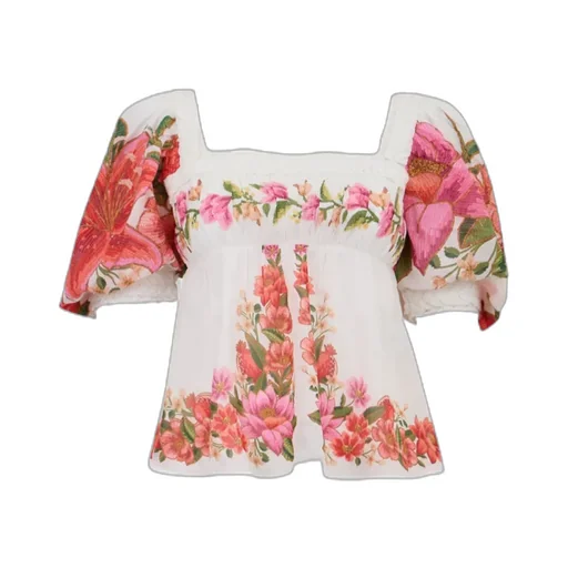 Summer Fruit Printed Blouse
