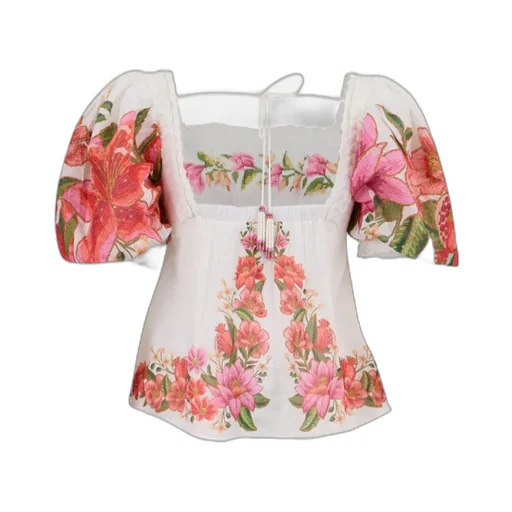 Summer Fruit Printed Blouse