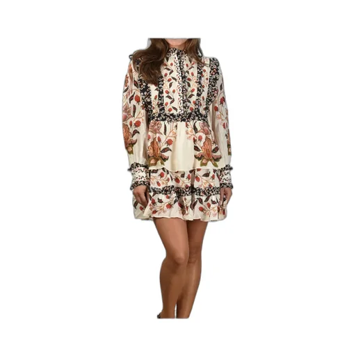Ruched Floral Dress