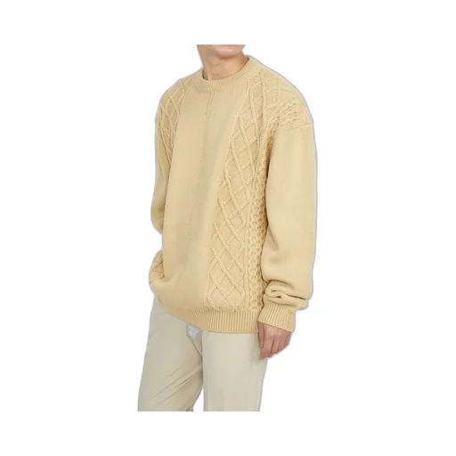Round Neck Long-Sleeved Sweater