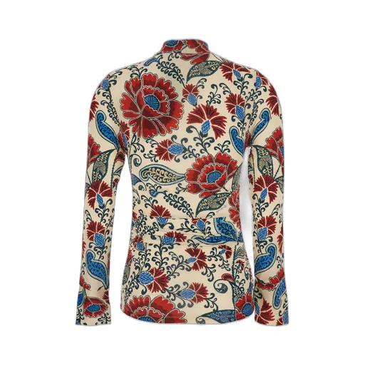 Floral High Neck Blouse
