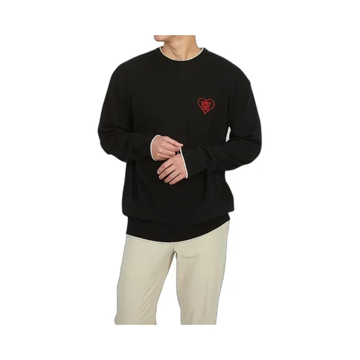 Embroidered-Logo Crew-Neck Jumper