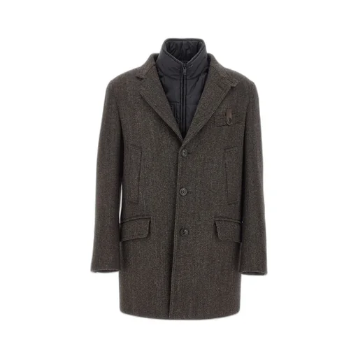 Double-Breasted Wool Coat