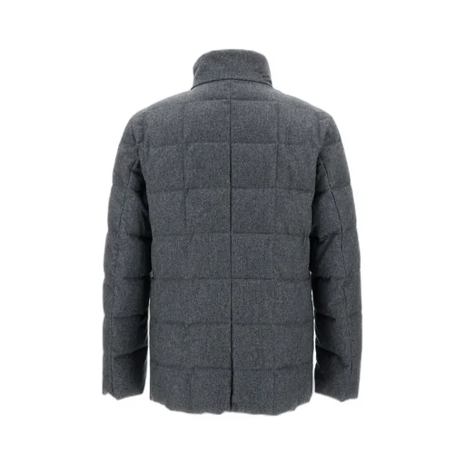 Quilted Zip-Closure Coat