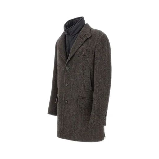 Double-Breasted Wool Coat