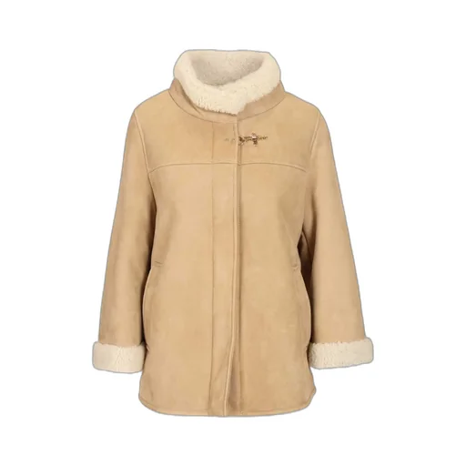 Stand Collar Leather Jacket