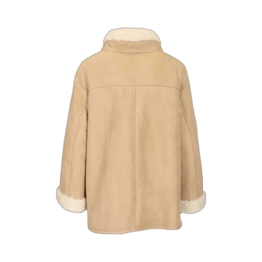 Stand Collar Leather Jacket