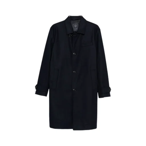 Three-Button Wool Coat