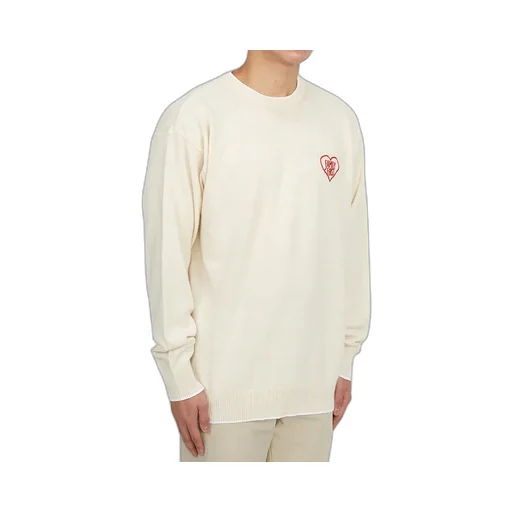Embroidered-Logo Crew-Neck Jumper
