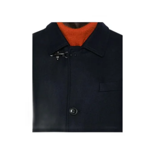 Three-Button Wool Coat