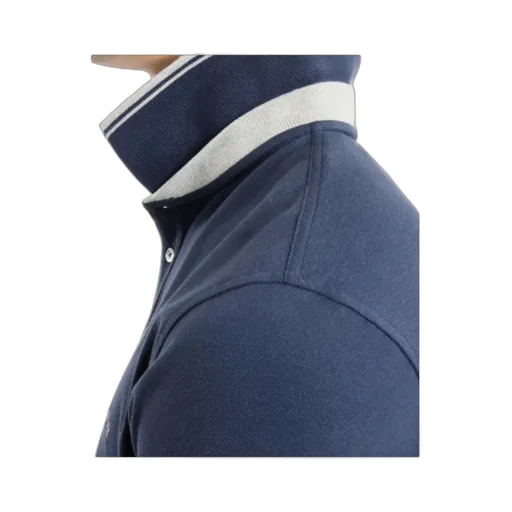 Striped Collar Polo Shirt