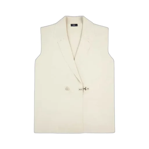 Double-Breasted Knit Vest