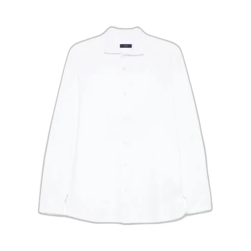 French Collar Logo Shirt