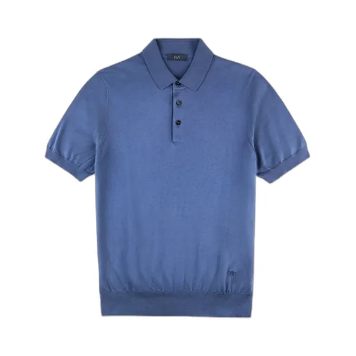 Short-Sleeve Knitted Polo Shirt