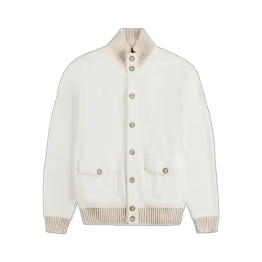 Ribbed Collar Jacket