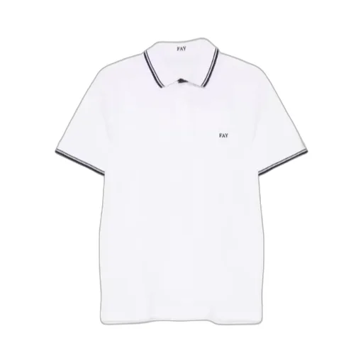 Trimmed Collar Polo Shirt