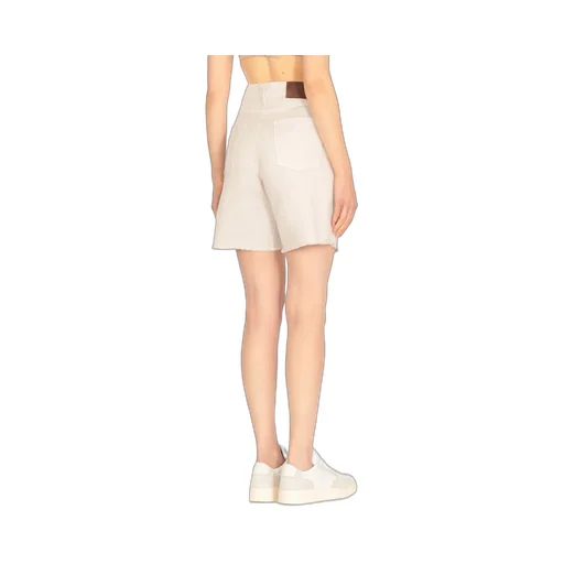 Frayed Hem Bermuda Shorts