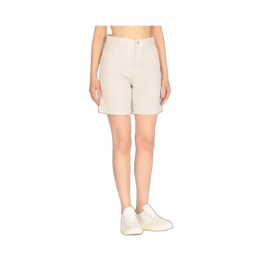 Frayed Hem Bermuda Shorts