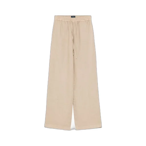 Linen Straight-Leg Trousers