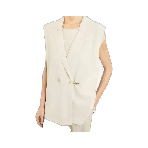 Double-Breasted Knit Vest