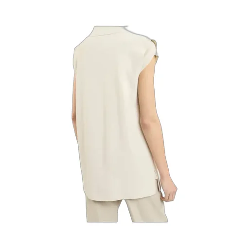 Double-Breasted Knit Vest
