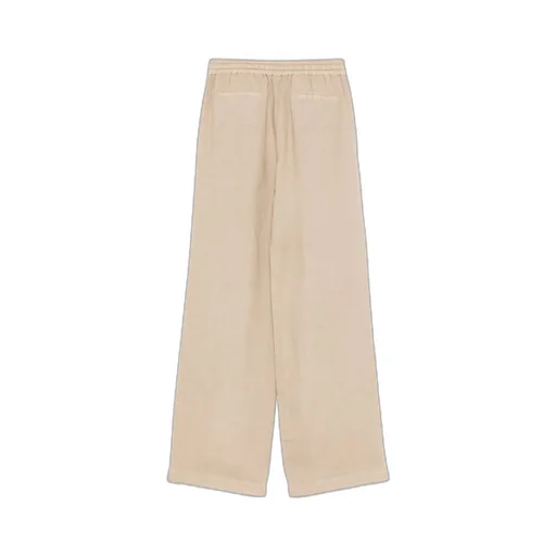 Linen Straight-Leg Trousers