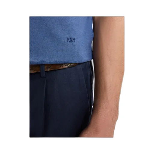 Short-Sleeve Knitted Polo Shirt