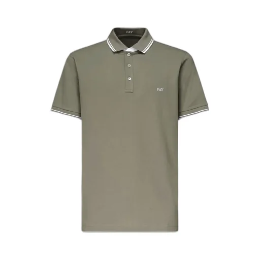 Striped Collar Polo Shirt