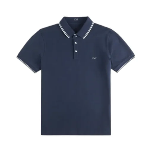 Striped Collar Polo Shirt