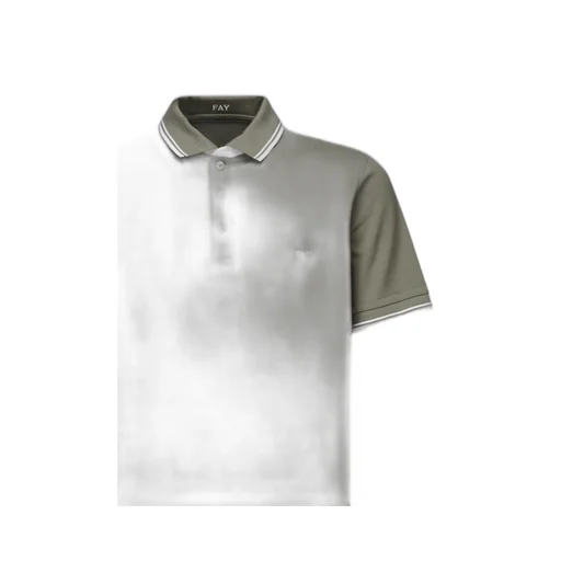 Striped Collar Polo Shirt