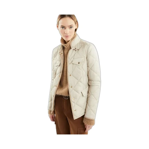 Diamond-Quilted Jacket
