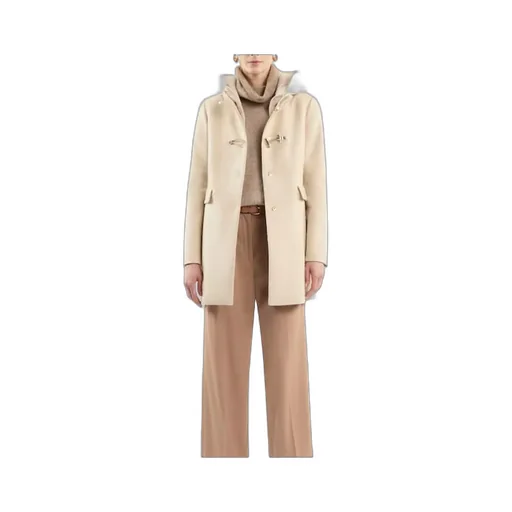 Long-Sleeved Hooded Coat