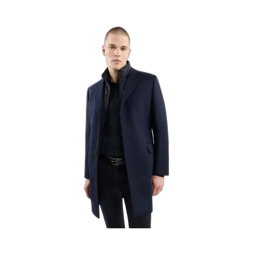Layered Straight Hem Coat