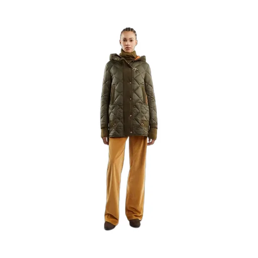 Quilted Hooded Coat