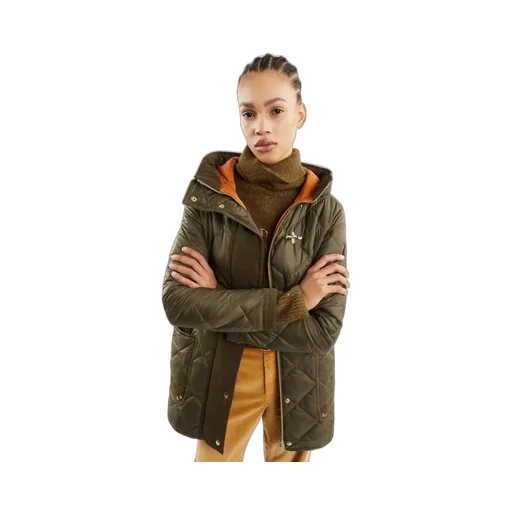 Quilted Hooded Coat