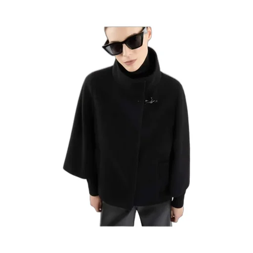 High Collar Cape Coat