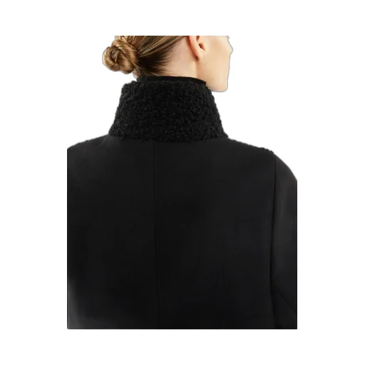 Bouclé-Detailed Coat