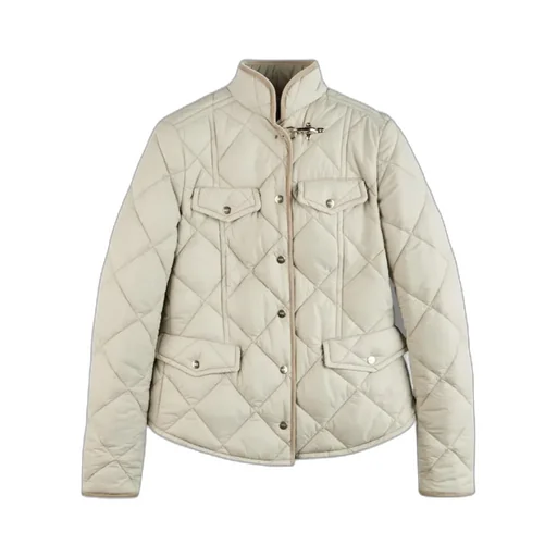 Diamond-Quilted Jacket